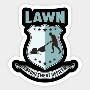 LAWN - Enforcement Officer - Gardener Sticker